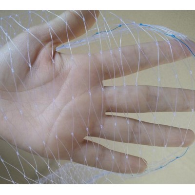 Hdpe Knitted Plastic Heavy Duty Anti Bird Netting White Color Transparent Leno Knitted Protection Mesh Knotless Net