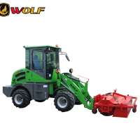 auger mini wheel loader  910 farming wheel loader with agriculture attachments