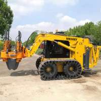 Toloon Factory Supply Hot Sale Skid Steer Loader Tree Spade for sale