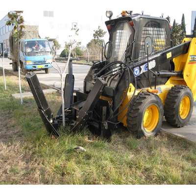 china factory supply high quality skid loader attachment parts tree spade green industry tree moving machine on sale