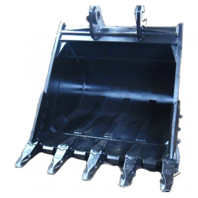 good quality low price excavator attachment supplier 1.5cbm rock bucket with full teeth, pins and shafts for 20t for sale