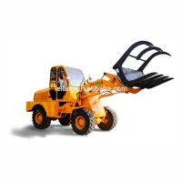 Top quality forestry machinery hydraulic 2 ton log grapple wheel loader