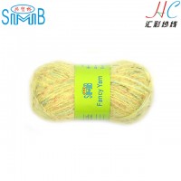 textiles China supplier suzhou huicai mohair yarn fancy acrylic knitting yarn cones mohair